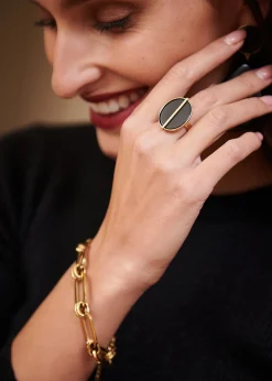 Motus Boutique Bagues^Bague Andrée Noir-BagueAndrée
