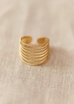 Motus Boutique Bagues^Bague Irisa Doré-BagueIrisa