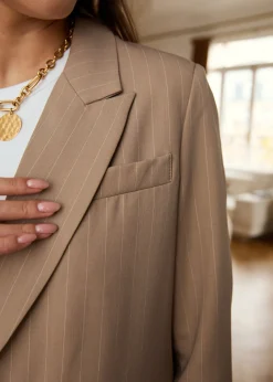Motus Boutique Vestes & Manteaux^Blazer Franky Taupe-BlazerFranky