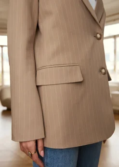Motus Boutique Vestes & Manteaux^Blazer Franky Taupe-BlazerFranky