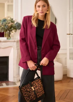 Motus Boutique Vestes & Manteaux^Blazer Naia Bordeaux-BlazerNaia