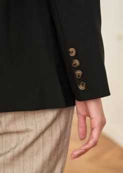 Motus Boutique Vestes & Manteaux^Blazer Toscane Noir-BlazerToscane