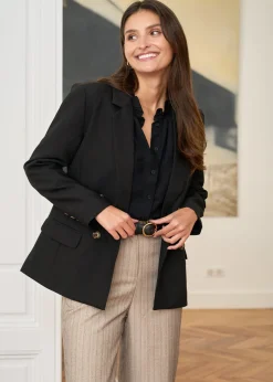 Motus Boutique Vestes & Manteaux^Blazer Toscane Noir-BlazerToscane
