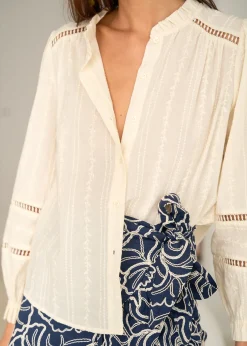 Motus Boutique Chemises & Blouses^Blouse Axelle Ivoire-BlouseAxelle
