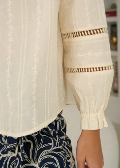 Motus Boutique Chemises & Blouses^Blouse Axelle Ivoire-BlouseAxelle