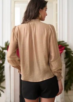 Motus Boutique Chemises & Blouses^Blouse Cassiopée Or-BlouseCassiopée