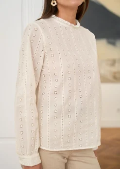 Motus Boutique Chemises & Blouses^Blouse Laurie Beige-BlouseLaurie