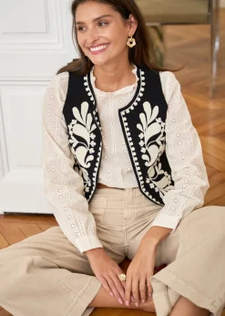 Motus Boutique Chemises & Blouses^Blouse Laurie Beige-BlouseLaurie
