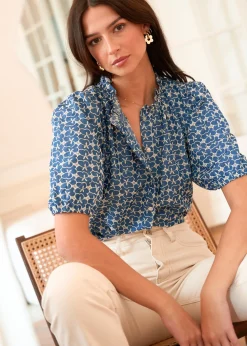 Motus Boutique Chemises & Blouses^Blouse Leya Bleu-BlouseLeya