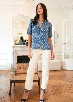 Motus Boutique Chemises & Blouses^Blouse Leya Bleu-BlouseLeya