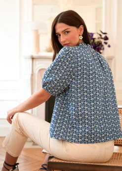 Motus Boutique Chemises & Blouses^Blouse Leya Bleu-BlouseLeya