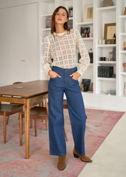 Motus Boutique Chemises & Blouses^Blouse Lorette Ivoire-BlouseLorette