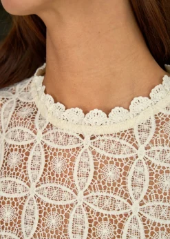 Motus Boutique Chemises & Blouses^Blouse Lorette Ivoire-BlouseLorette