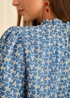 Motus Boutique Chemises & Blouses^Blouse Maia Bleu-BlouseMaia