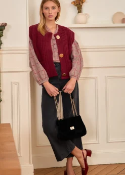 Motus Boutique Chemises & Blouses^Blouse Manel MotifBordeaux-BlouseManel