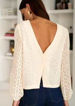 Motus Boutique Chemises & Blouses^Blouse Maurice Beige-BlouseMaurice