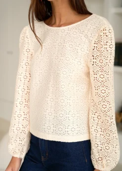 Motus Boutique Chemises & Blouses^Blouse Maurice Beige-BlouseMaurice