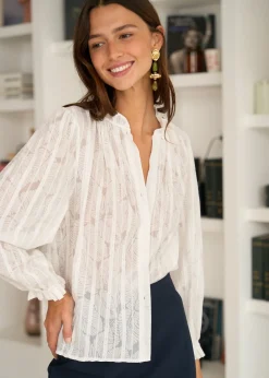 Motus Boutique Chemises & Blouses^Blouse Mika Ecru-BlouseMika