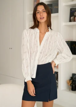 Motus Boutique Chemises & Blouses^Blouse Mika Ecru-BlouseMika