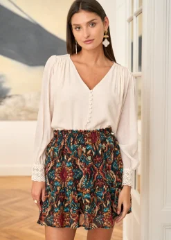 Motus Boutique Chemises & Blouses^Blouse Olivia Ivoire-BlouseOlivia