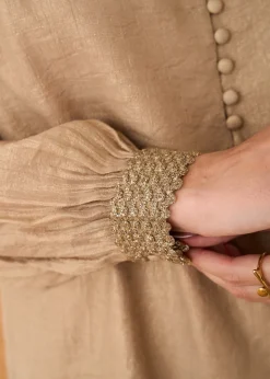 Motus Boutique Chemises & Blouses^Blouse Olivia Doré-BlouseOlivia