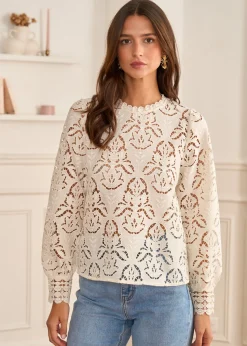 Motus Boutique Chemises & Blouses^Blouse Rose Ivoire-BlouseRose