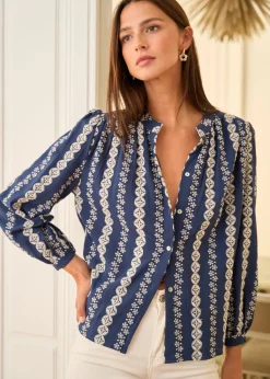 Motus Boutique Chemises & Blouses^Blouse Sand Marine-BlouseSand