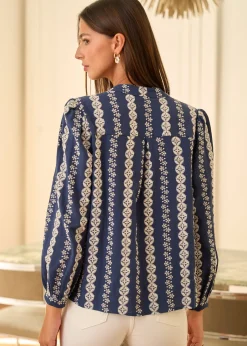 Motus Boutique Chemises & Blouses^Blouse Sand Marine-BlouseSand