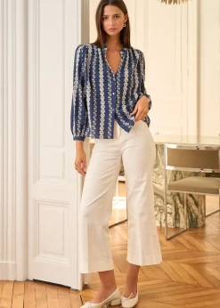 Motus Boutique Chemises & Blouses^Blouse Sand Marine-BlouseSand
