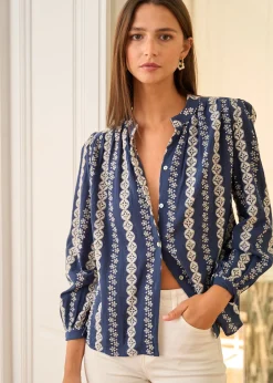 Motus Boutique Chemises & Blouses^Blouse Sand Marine-BlouseSand