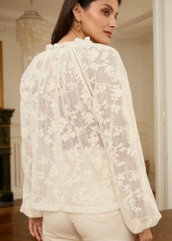 Motus Boutique Chemises & Blouses^Blouse Siracuse Beige-BlouseSiracuse