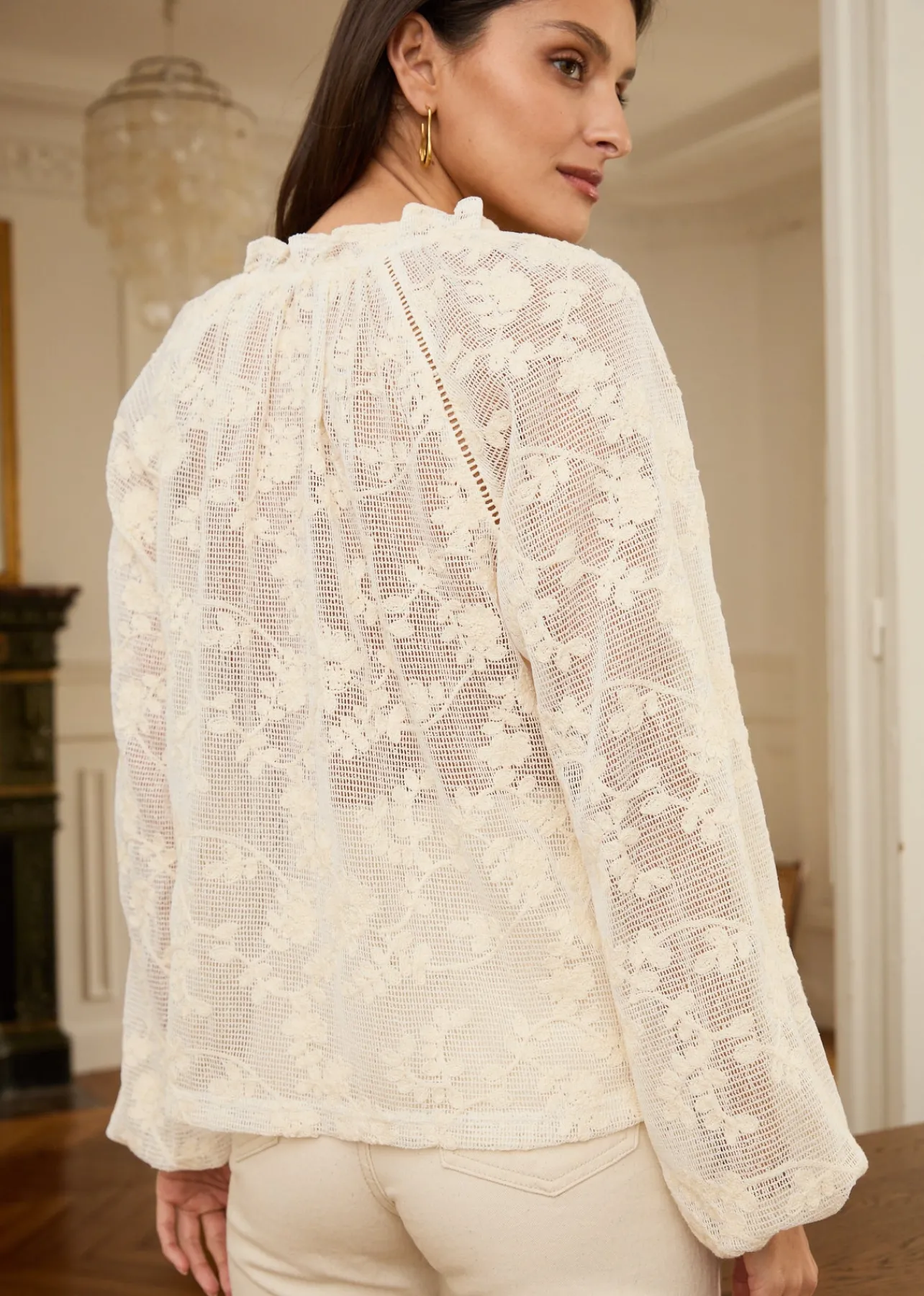 Motus Boutique Chemises & Blouses^Blouse Siracuse Beige-BlouseSiracuse