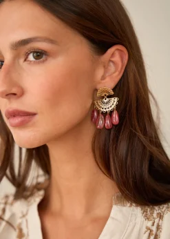 Motus Boutique Boucles D'oreilles^Boucles d'oreilles Aurel Rouge-Bouclesd'oreillesAurel