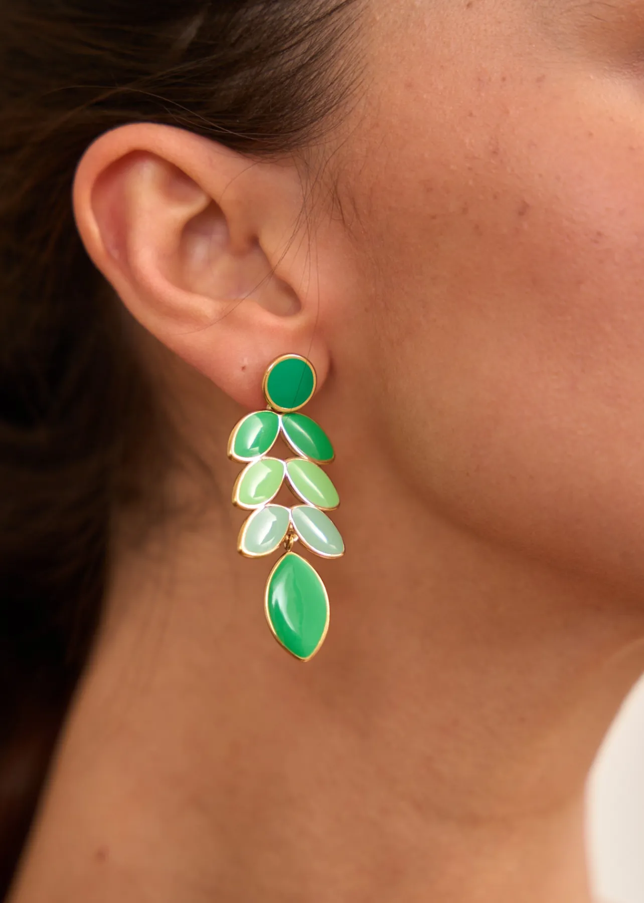 Motus Boutique Boucles D'oreilles^Boucles d'oreilles Darwin Vert-Bouclesd'oreillesDarwin