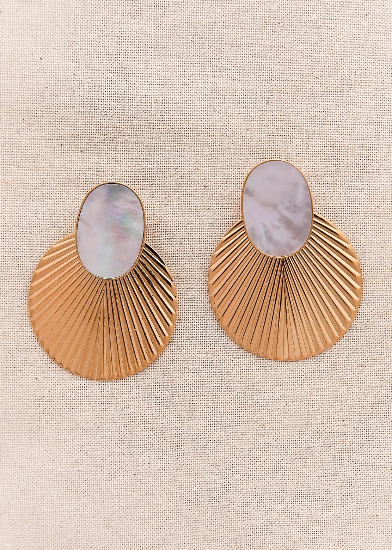Motus Boutique Boucles D'oreilles^Boucles d'oreilles Ilana NacreDoré-Bouclesd'oreillesIlana