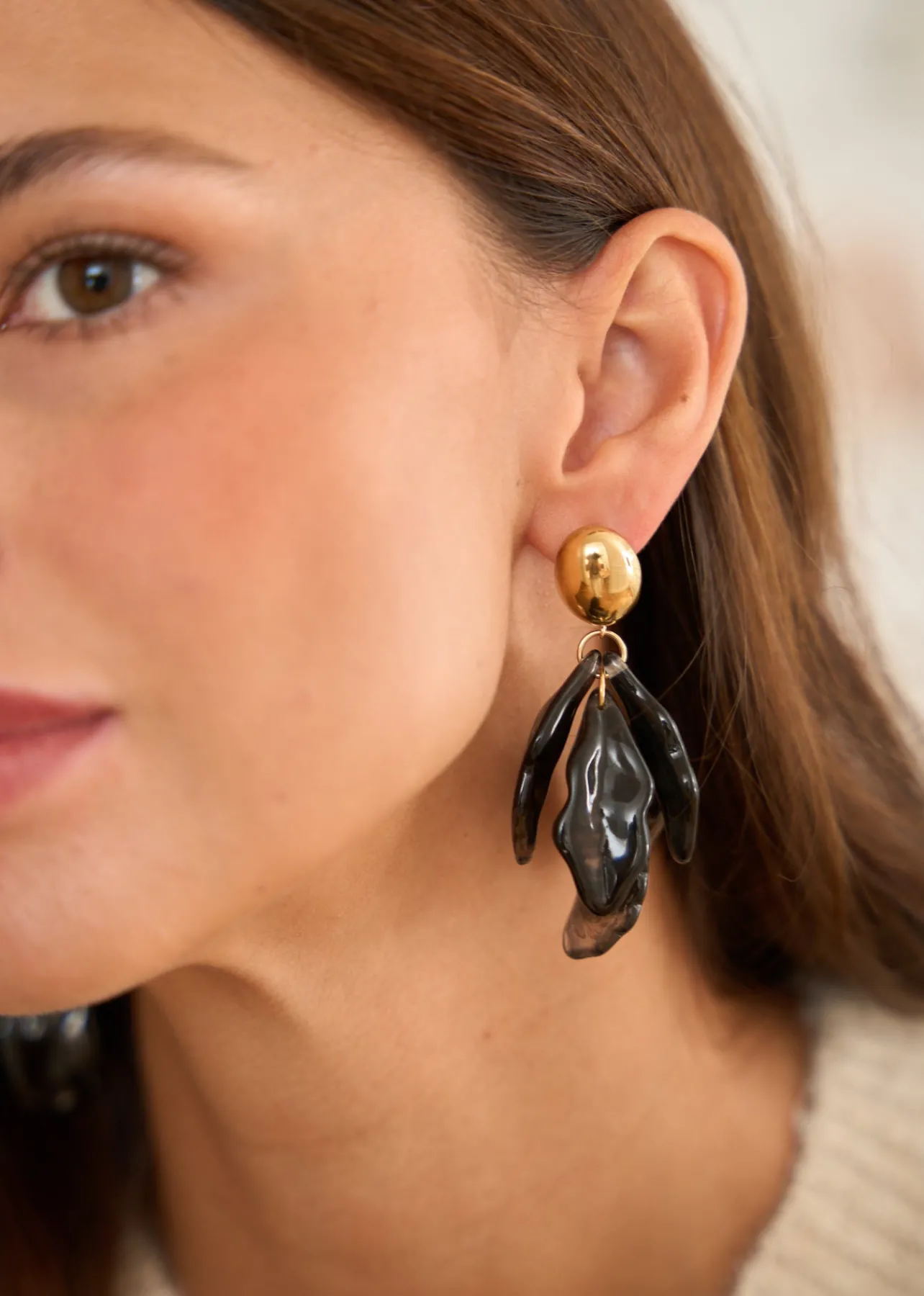Motus Boutique Boucles D'oreilles^Boucles d'oreilles Lex Noir-Bouclesd'oreillesLex