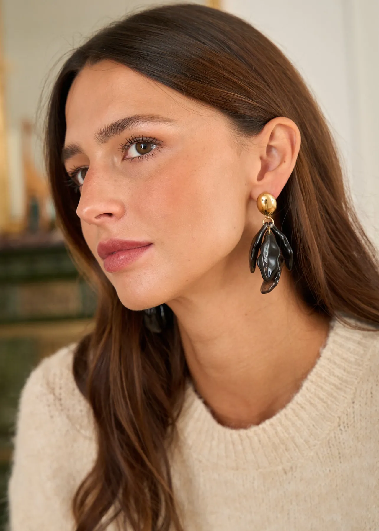 Motus Boutique Boucles D'oreilles^Boucles d'oreilles Lex Noir-Bouclesd'oreillesLex