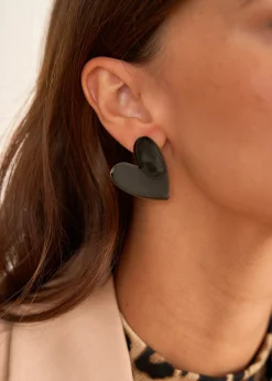 Motus Boutique Boucles D'oreilles^Boucles d'oreilles Murphy Noir-Bouclesd'oreillesMurphy