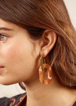 Motus Boutique Boucles D'oreilles^Boucles d'oreilles Sahara BeigeDoré-Bouclesd'oreillesSahara