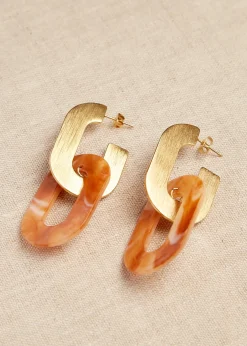 Motus Boutique Boucles D'oreilles^Boucles d'oreilles Sahara BeigeDoré-Bouclesd'oreillesSahara