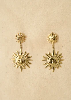 Motus Boutique Boucles D'oreilles^Boucles d'oreilles Soleil Doré-Bouclesd'oreillesSoleil