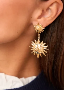 Motus Boutique Boucles D'oreilles^Boucles d'oreilles Soleil Doré-Bouclesd'oreillesSoleil