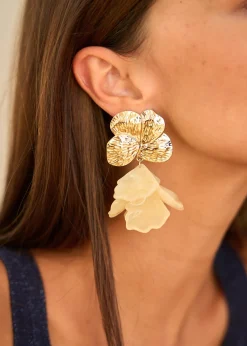 Motus Boutique Boucles D'oreilles^Boucles d'oreilles Violette Blanc-Bouclesd'oreillesViolette
