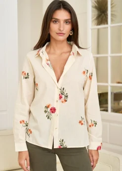 Motus Boutique Chemises & Blouses^Chemise Doria Beige-ChemiseDoria