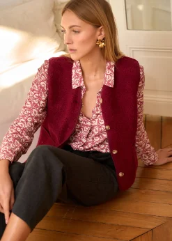Motus Boutique Chemises & Blouses^Chemise Isaline ImpriméBordeaux-ChemiseIsaline