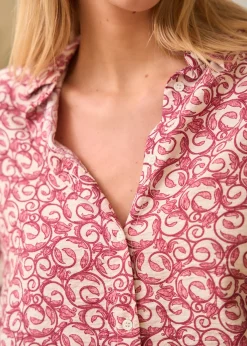 Motus Boutique Chemises & Blouses^Chemise Isaline ImpriméBordeaux-ChemiseIsaline