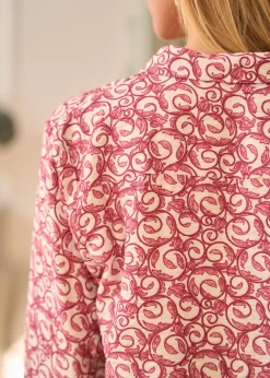 Motus Boutique Chemises & Blouses^Chemise Isaline ImpriméBordeaux-ChemiseIsaline