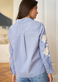 Motus Boutique Chemises & Blouses^Chemise Laura Bleu-ChemiseLaura