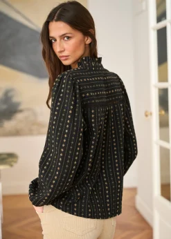 Motus Boutique Chemises & Blouses^Chemise Nina Noir-ChemiseNina