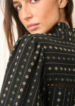 Motus Boutique Chemises & Blouses^Chemise Nina Noir-ChemiseNina